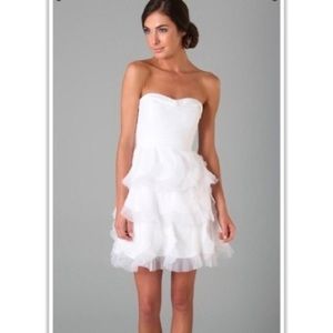 BCBG Maxazria strapless flirty dress